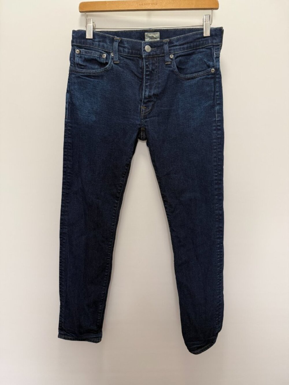 J. Crew 484 Slim Fit Jeans Dark Indigo Blue Denim Men W 31 L32